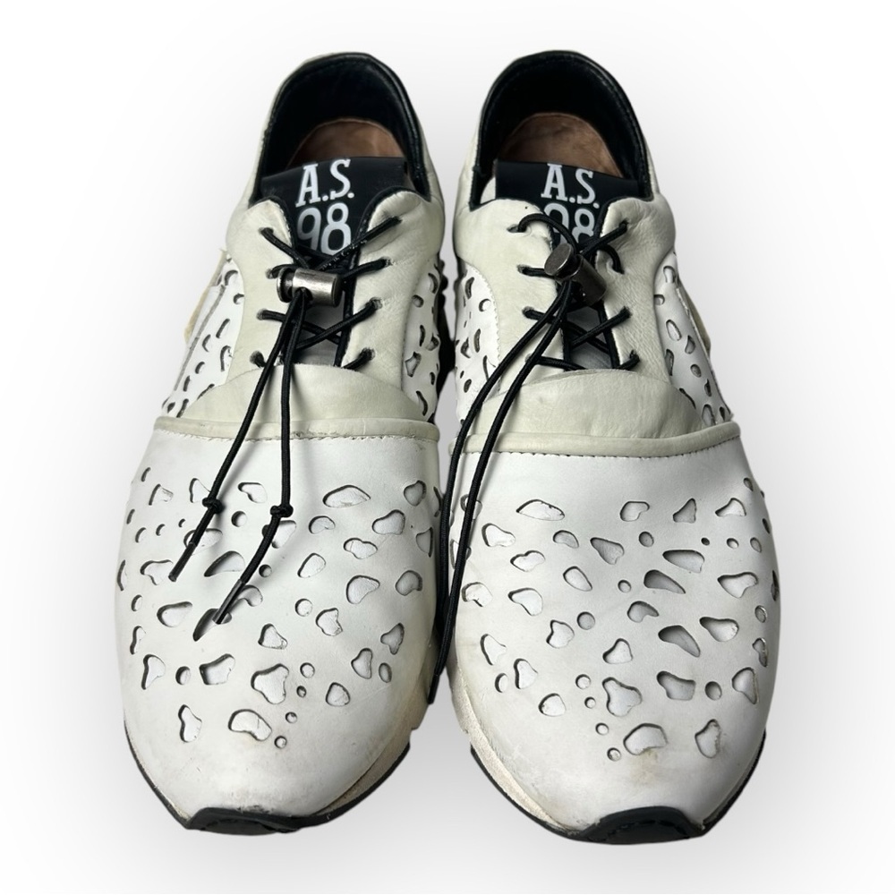 A.S. 98 Denalux Combi 10 Sneakers Bianco 39 - Picture 5 of 9